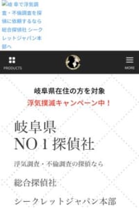 全国展開する岐阜県トップクラスの探偵事務所「総合探偵社シークレットジャパン本部」